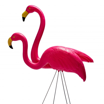 Комплект садовых фигурок фламинго Pink, 2 шт.-3