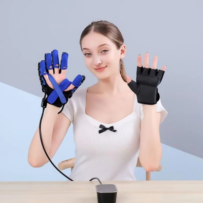 Реабилитационная роботизированная перчатка Rehab Glove Blue, правая L-3